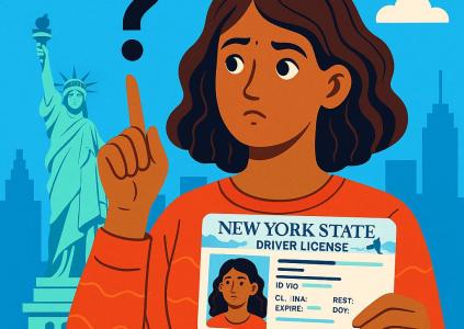 изображении девушки на фоне