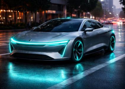 Что означают бирюзовые огни на авто? 