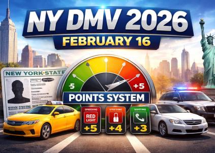 Новая система баллов NY DMV 2026