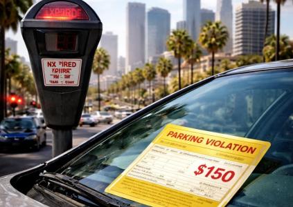 Новый закон о штрафах за парковку в Калифорнии 2026
