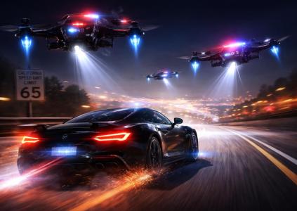 Штрафы за превышение скорости в Калифорнии 2026